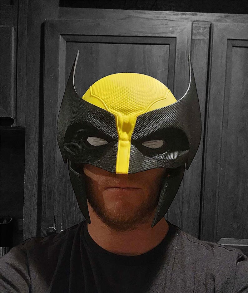 Wolverine Mask with Magnets 3D Printed